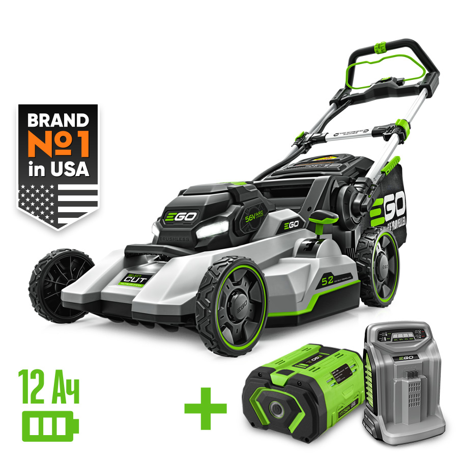 EGO LM2136E-SP Газонокосилка аккумуляторная EGO (BA6720T+CH5500E) 0500019009